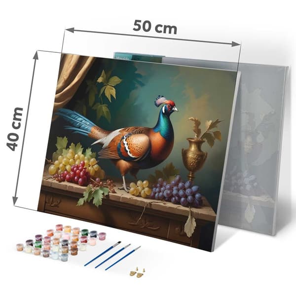 Maleri etter tall 40x50 cm Massido Fasan