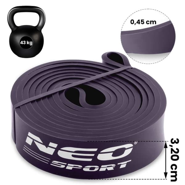 NS-960 Neo-Sport treningsmotstandsbånd, lilla