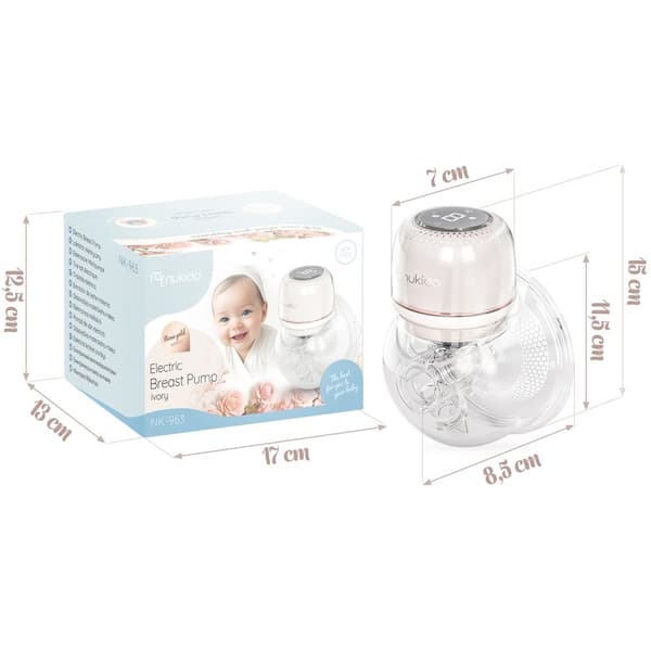 Nukido NK-963 trefase elektrisk brystpumpe