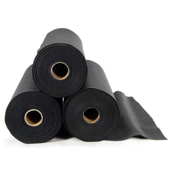 Trädgårdsagrotextil 1,6 m x 50 m 70 g/m2 + 100 Plonos stift - svart