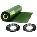 Miniatyrbilde 2 av 9: Hageagrotekstil 1,6 m x 50 m 90 g/m2 + 100 Plonos-stifter - grønn