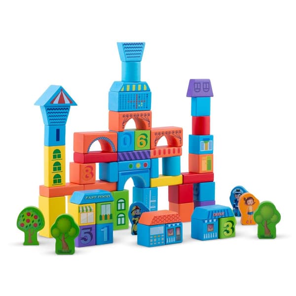Ricokids RK-871 utbildningsblock i trä