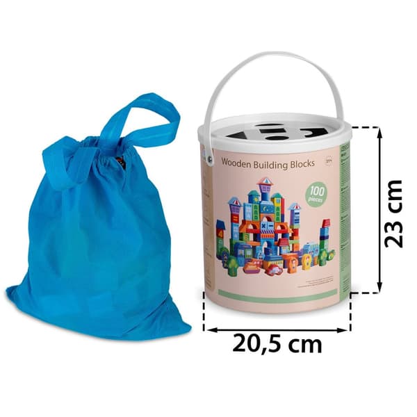 Ricokids RK-871 utbildningsblock i trä