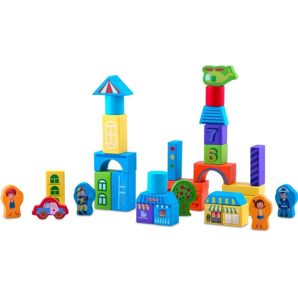Ricokids RK-871 utbildningsblock i trä