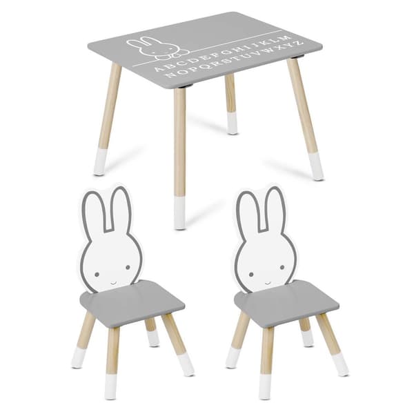 Ricokids RC-847 Bunny bord med to stole til børn