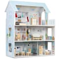 Miniatyrbild 9 av 9: Stort 3-vånings dockhus i trä Ricokids RK-878