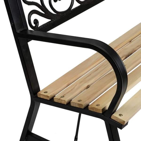 Hagebenk med ryggstøtte 122 x 88,5 x 55,5 cm Eføy sofa