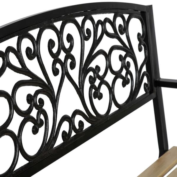 Hagebenk med ryggstøtte 122 x 88,5 x 55,5 cm Eføy sofa