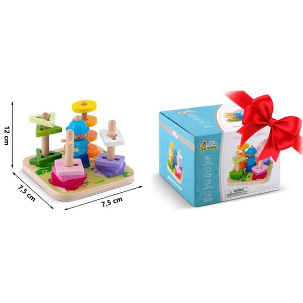 Tre sorter leketøy - puslespill RK-866 Ricokids