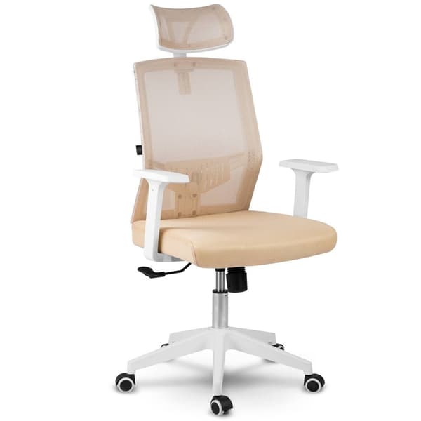Sofotel Rotar kontorstol i beige mikronetting