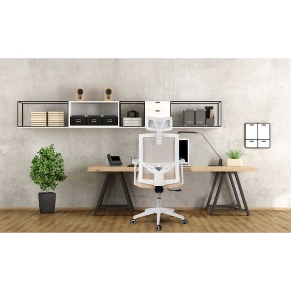 Sofotel Rotar kontorstol i beige mikronetting