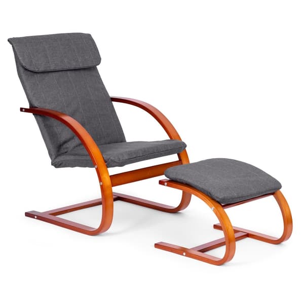 Finsk gyngestol med fotstøtte hvilestol for Living Room ModernHome