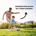 Miniatyrbilde 8 av 10: Football Rebounder Kickback Goal Rebound Veggnett Dobbeltsidig Rebound Justerbar i 5 nivåer for fotballtrening Stål Svart 100 x 95 x 90 cm