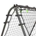 Miniatyrbilde 9 av 10: Football Rebounder Kickback Goal Rebound Veggnett Dobbeltsidig Rebound Justerbar i 5 nivåer for fotballtrening Stål Svart 100 x 95 x 90 cm