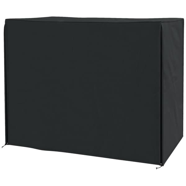 Hollywood Swing Cover Vattentätt skyddsöverdrag för trädgårdsgunga med UV-skydd Oxford Black 220 x 125 x 172 cm
