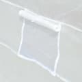 Miniatyrbilde 10 av 10: Erstatningsfilm erstatningsdeksel 600 x 300 x 200 cm med inngangsdør, 12 vinduer, rivebestandig drivhusfilm, hagefilm for drivhus, drivhus, kaldramme,