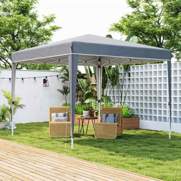 Lysthus 3x3m, vannavstøtende, stabilt, vintersikkert pop-up sammenleggbart lysthus, UV-beskyttelse 50+, sammenleggbart partytelt, hagetelt med bag, ha