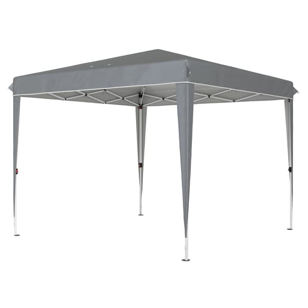 Lysthus 3x3m, vandafvisende, stabilt, vintertæt pop-up foldepavillon, UV-beskyttelse 50+, sammenfoldeligt partytelt, havetelt med taske, havepavillon