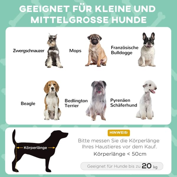 Forhøyet hundeseng med baldakin, kjæledyrseng, utendørs hundeseng med tak, pustende, for små og mellomstore hunder Lys grå Oxford 76 x 61 x 69,5 cm