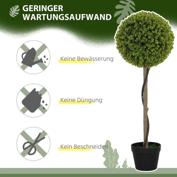 Sæt med 2 kunstig eukalyptus 90 cm stueplante kunstig plante i potte Store dekorative planter til hjemmekontor gang Have Grøn