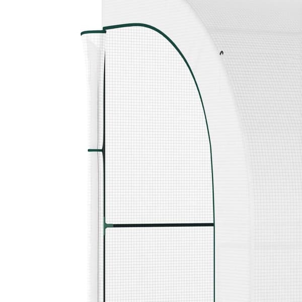 Drivhus med hylder, vinduer, vintersikret filmdrivhus af stål, væghængt drivhus til altan, have, tomathus 300 x 150 x 213 cm tomatdrivhus til grøntsag