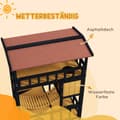 Miniatyrbilde 6 av 10: Tre kattehus kattehule med plattformer, hengebro, kattehus for opptil 2 katter, innendørs og utendørs bruk, gul
