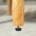 Miniatyrbilde 10 av 10: Lenestol lenestol med linlook, armlen, polstret avslapningsstol med treben, til stue, soverom, rosa