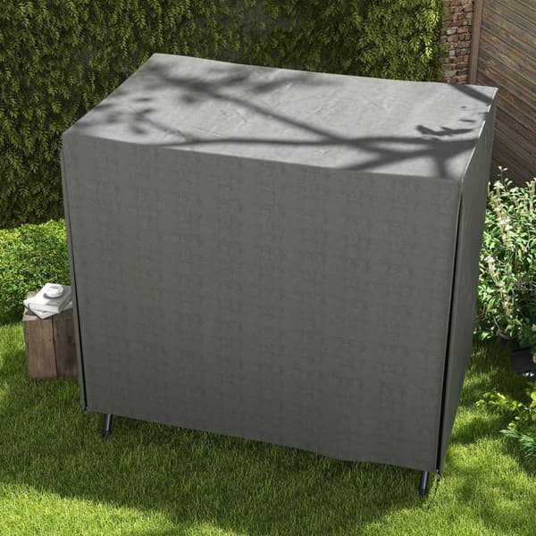 Hollywood Swing Cover 3-seter, vannavvisende vintertett beskyttelsesdeksel for hageswing, UV-bestandig presenning, trekk, rivebestandig 420D Oxford-st