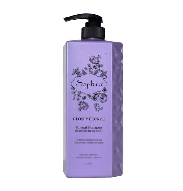 Saphira, Glossy Blonde, Rich In Minerals, Hair Colour Shampoo, For Blonde Hair, Blonde, 1000 ml