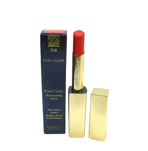 Estee Lauder, Pure Color Illuminating, Cream Lipstick, 916, Party, 1.8 g