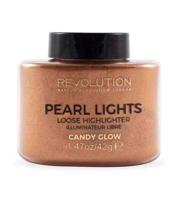 Makeup Revolution, Pearl Lights, Loose Highlighter Powder, Candy Glow, 25 g