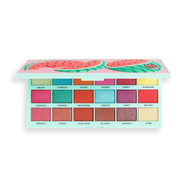 Makeup Revolution, I Heart Revolution, Eyeshadow Palette, Watermellon, 22 g