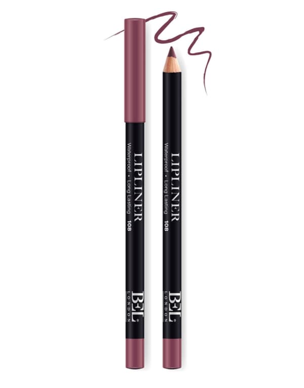 Bel London, BEL London, Hydrogenated Vegetable Oil, Waterproof, Contour, Lip Liner, 108, 0.78 g