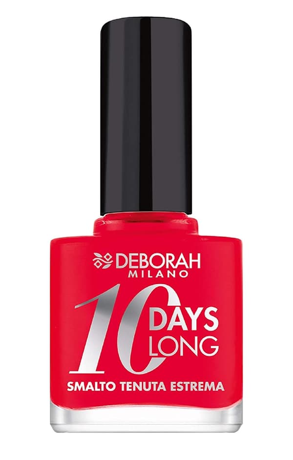 Deborah, 10 Days Long, Nail Polish, EN870, Coral Red, 11 ml