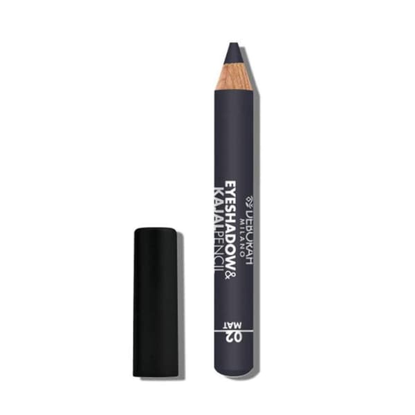 Deborah, Deborah, Blending, Matt, Eyeshadow & Kajal Eyeliner 2-In-1, 2, Grey, 2 g