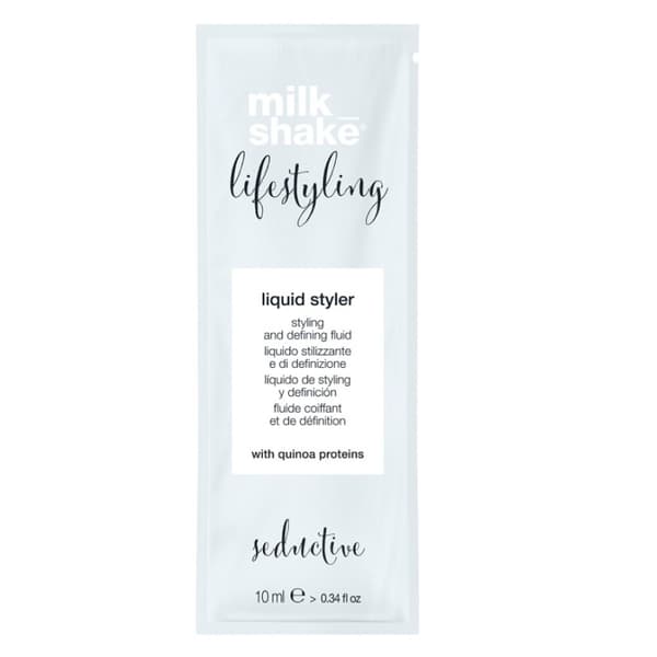 Milk Shake, Lifestyling Liquid Styler, UV Filter, Hair Styling Lotion, 10 ml
