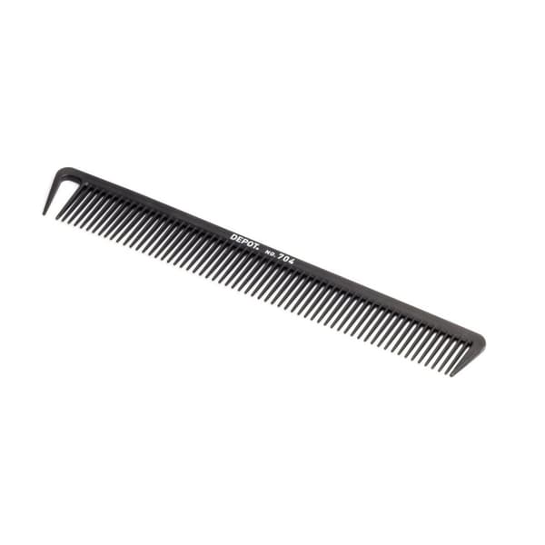 Depot, Accessories No. 704 Carbon, Hair Plastic Comb, Black