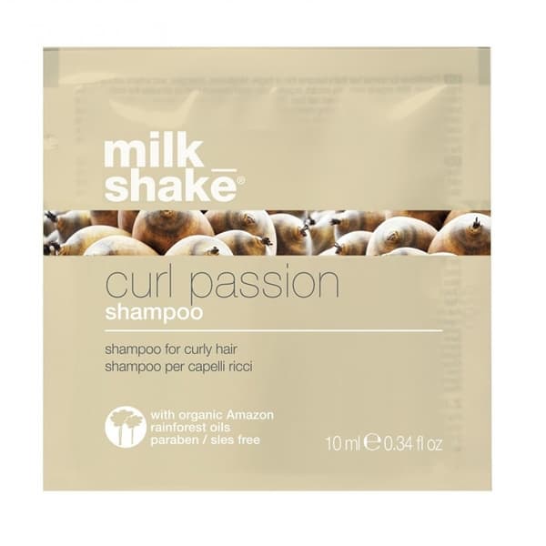Milk Shake, Curl Passion, Paraben-Free, Hair Shampoo, Softness & Manageability, 10 ml