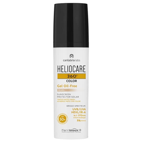 Cantabria, Heliocare 360Âº Color, Color Pigments, Tan Activator, Sunscreen Gel, SPF 50+, 50 ml