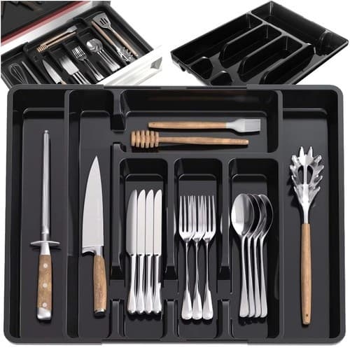 Skuffeinnsats/organisator i plast Ruhhy 24748