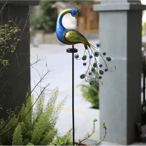 Gardlov 25281 påfugl solcellelampe