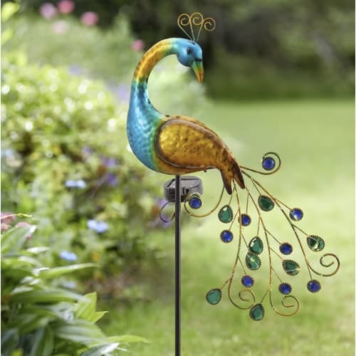 Gardlov 25281 påfugl solcellelampe