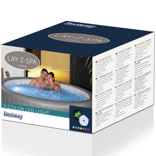 Lay-Z-Spa 7-farvet LED-lys
