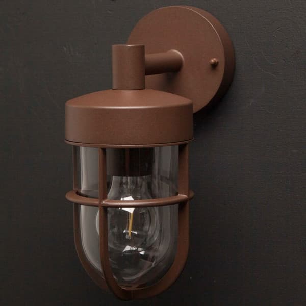 Jimmy Væglampe E27 fatning IP44 Corten