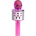 Miniatyrbillede 1 af 5: Bluetooth Karaoke Mikrofon med indbygget højttaler. Lyserød