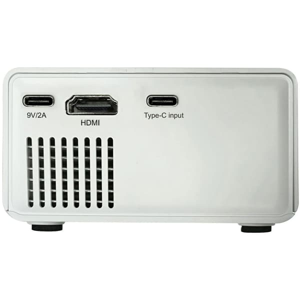 Mini-projektor med HDMI, USB-C och MicroSD kortläsare PR-800B