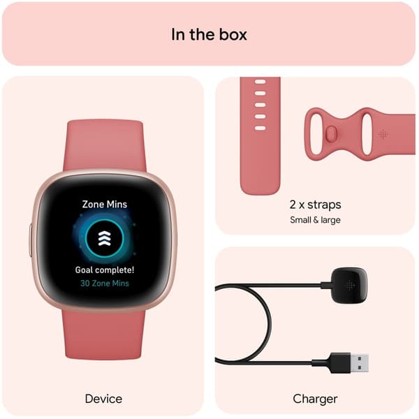 Versa 4, Pink Sand/Kobber Rose