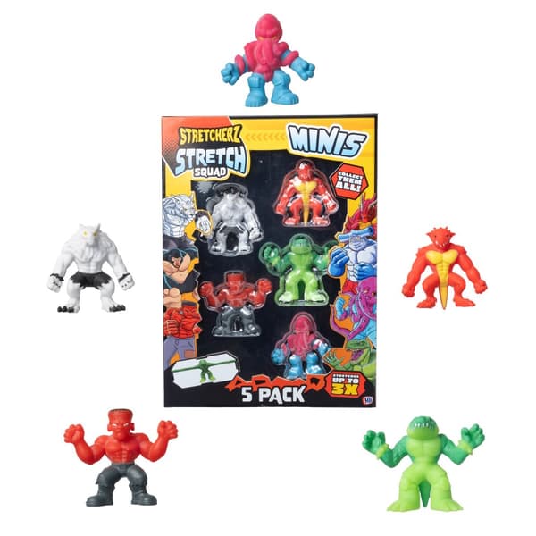 Stretch Squad Minis Venyvät Figuurit 5 Kpl