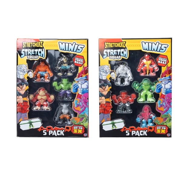 Stretch Squad Minis Venyvät Figuurit 5 Kpl