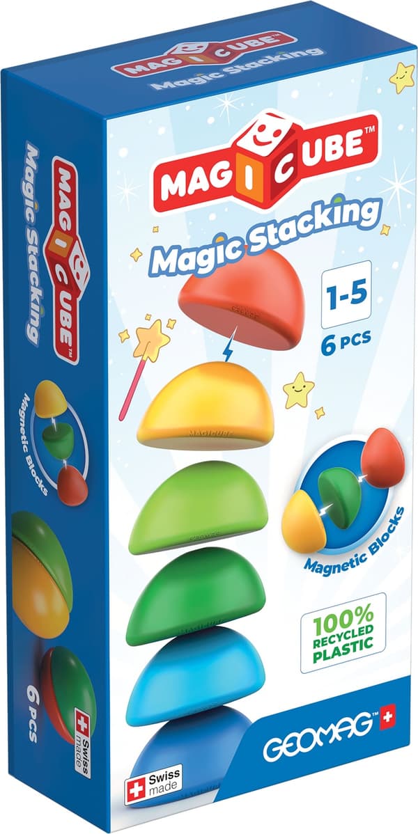 Geomag Magicube Magisk Stabling 6 Stk